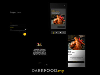 Dark mode Delivery Apps