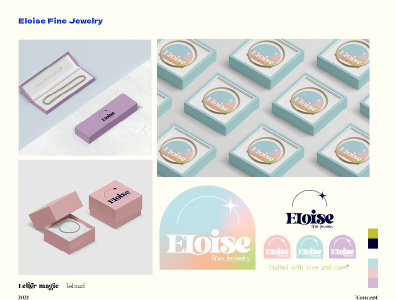 Eloise Fine Jewelry - Branding brand identity branding branding design design feminine typography