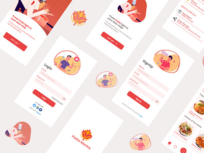 PastaMantra - Food App Design