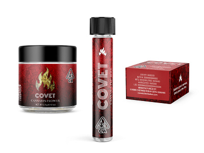 Covet Cannabis Packaging