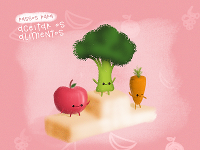 Aceite os Alimentos design family illustration instagram post saúde
