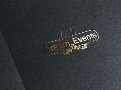 Dream Event logo branding elegant event logo graphicdesign illustration logodesign