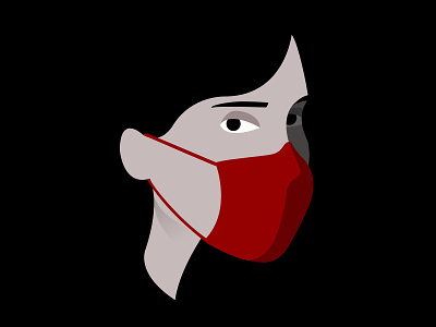 Quarantine days || Mask covid design mask masks minimal solid vector