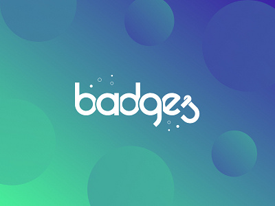 Badges badges circle flat gradient logo minimal