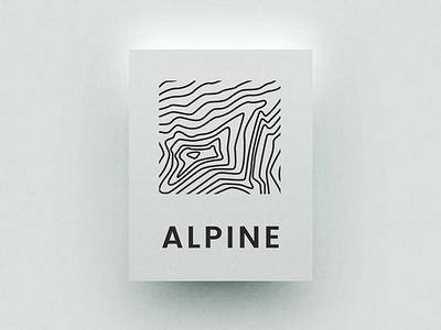 Alpine Basics Logo branding logo photoshop textiles