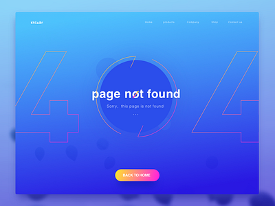 Daily Ui—Day 008—404 Page