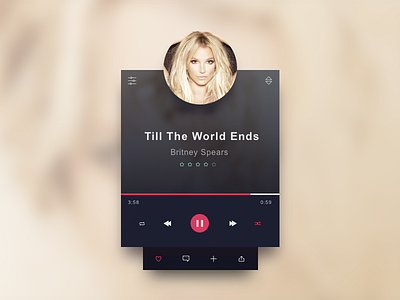 Dailyui Day 009 Music Player