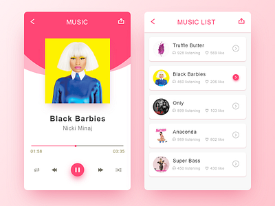 Daily Ui Day 009 Music Player 02