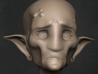 Young Goblin (Hour Speed Sculpt) 3d 3d model animation fantasy goblin mudbox pixar young zbrush