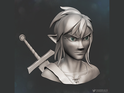 Link (Zelda) Speed Model (3hr) 3d link modeling nintendo zbrush zelda