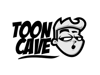 Toon Cave cartoon logo art brands cartoon clothing graphic design logos tshirt vector