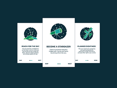 Daily UI 023 :: Onboarding :: Astronomy