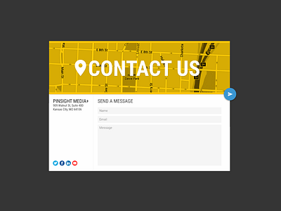 Daily UI 028 :: Contact Us contact daily ui location map message ui