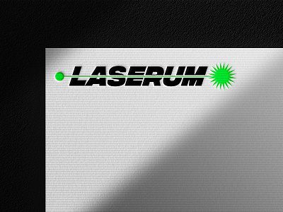 Logo - LASERUM branding design flat illustration illustrator logo logodesign minimal typography vector