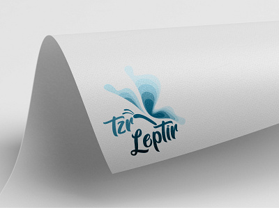 LOGO - TZR Leptir branding butterfly design graphic design icon illustration illustrator logo logodesign typography vector