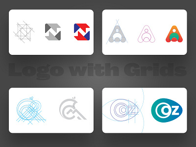 LOGO DESIGN WITH GRIDS