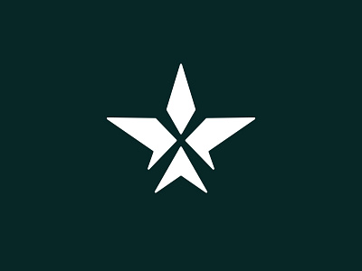 STAR arrow logo design simple symbol together unite