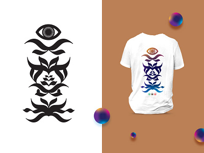T-Shirt Design eye fresh illustration art line art nepal new print design rokaya stocks tshirt art tshirt design
