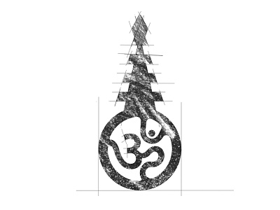 SHANTI OM 🕉️ branding buddha concept design graphic design hindu idea logo logo designer nepal new om peace process rokaya shanti sketch art stupa