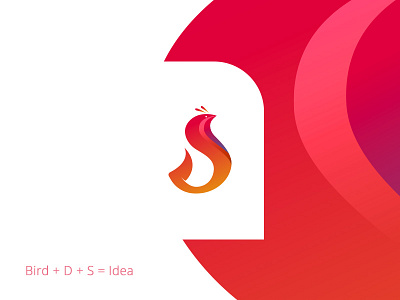 D + S + Bird = Logo collection concept d danfe design idea logo nepal s studio