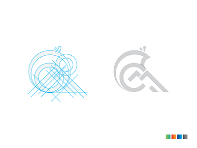 #CMonal #logo bird danfe grid himalayan bird logo logo designer minimal modern monal process rokaya sketch