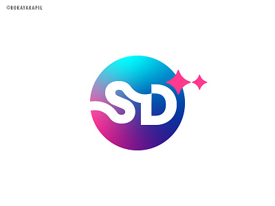 SD branding clean logo design identity designer lettermark logo logo designer nepali designer process rokaya