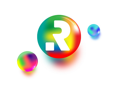 R Marbles branding concept design glass marbles idea logo logo design logo designer in nepal process vector