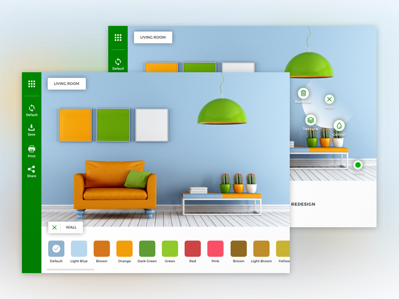 Interior Design Application by Pornpong S. on Dribbble