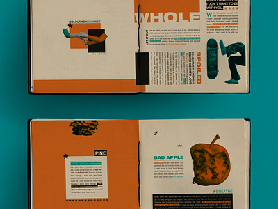 BASEMENT - EVERYTHINGBOXSET book box collage editorial editorial design graphic design lyrics book music
