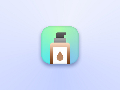 App Icon for a Shade Finder App dailyui dailyui005 foundation shade finder foundationapp