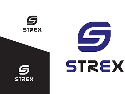 Strex-Flat minimal logo