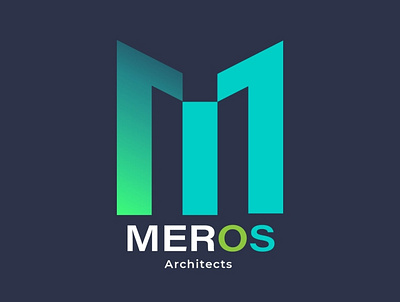 Meros Architects adobe adobe illustrator branding design icon illustration illustrator logo typography vector