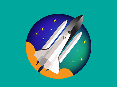 Space ship illustration