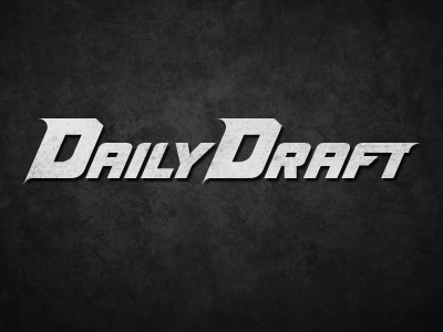 Daily Draft Logo betting custom font fantasy sports logo