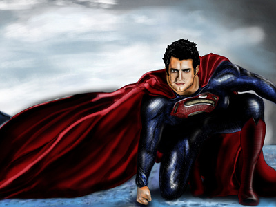 Superman design illustration