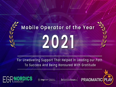 Mobile Operator Of The Year - 2021 Award Design