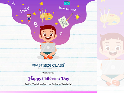 Children's Day Special branding creative creative design design illustration marketing designs occasion designs social media ui ux vector