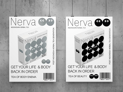 nerva poster branding branding design design packagingdesign