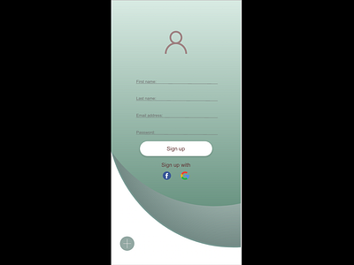 dailyui001 Sign Up by Adobe XD