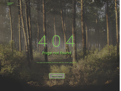 dailyui008 404 Page by Adobe XD