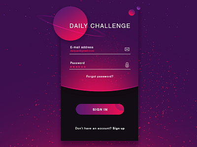 Day 001 - Login Form