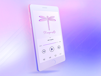 Music Player Day - #009 clean dailyui design illustration inspiration material minimal music nomockup player ui ux