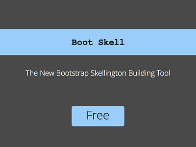 BootSkell Launch bootskell code design free launch new web