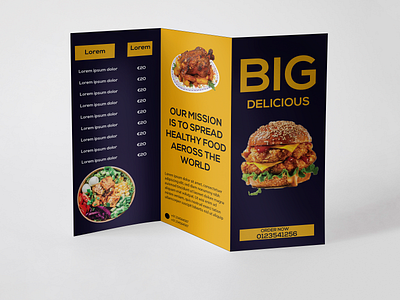 RESTAURANT BROCHURE DESIGN