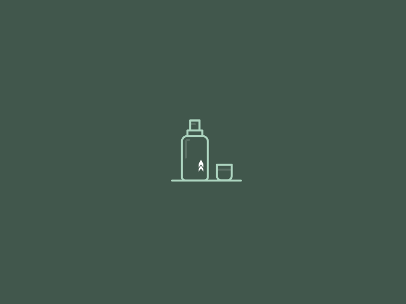 Kaestle Icon Animation ae after effects template animation equipment glitch icon slide spray bottle
