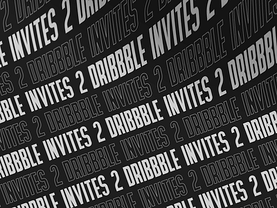 2 Dribbble Invites ae after effects best shot dribbble dribbble invites giveaway kinetic kinetictypography loop type typography