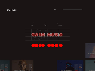 Calm Music Logo font logo