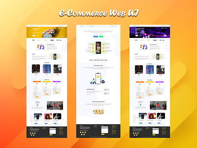 E-Commerce Web UI commerce design e commerce illustration ui ux web