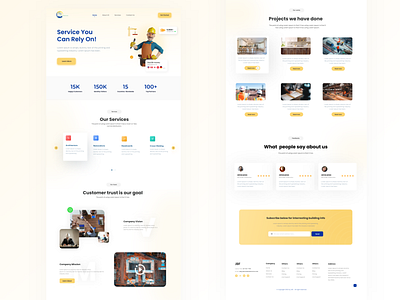 Home services & Renovations branding commerce consult consultation design hardware help home home services illustration mechanic repair services support ui ux web