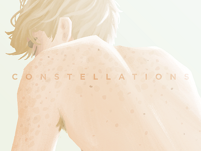 Constellations freckles illustration lighting skin